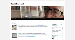 Desktop Screenshot of markmiodownik.net