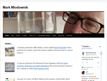 Tablet Screenshot of markmiodownik.net